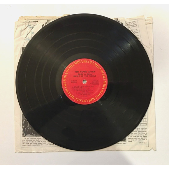 Ten Years After ‎-Rock & Roll Music to the World 1972 Columbia Vinyl LP KC 31779 - Picture 9 of 11